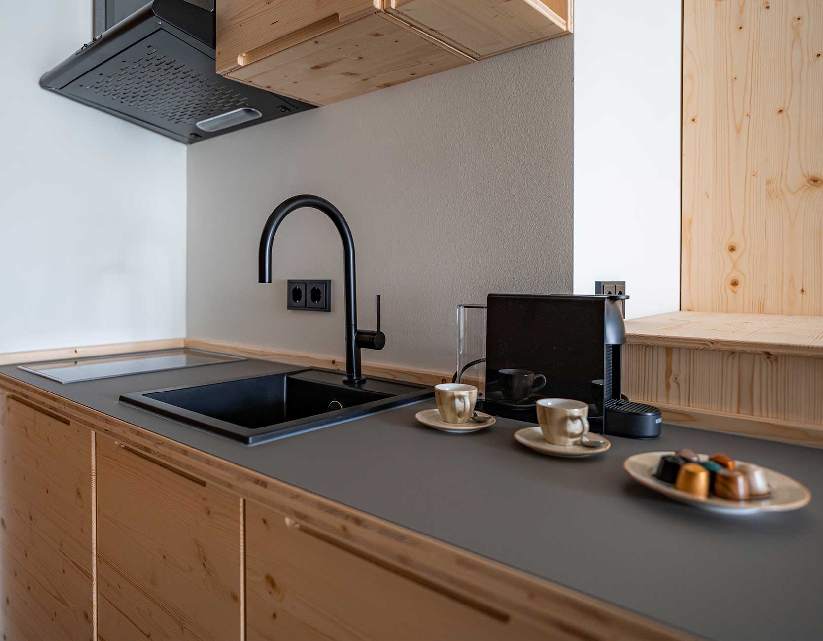 Ferienwohnung Ammerglück Küche Nahaufnahme